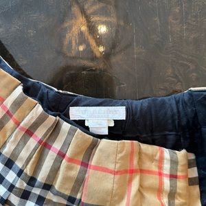 Burberry girls traditional plaid skirt